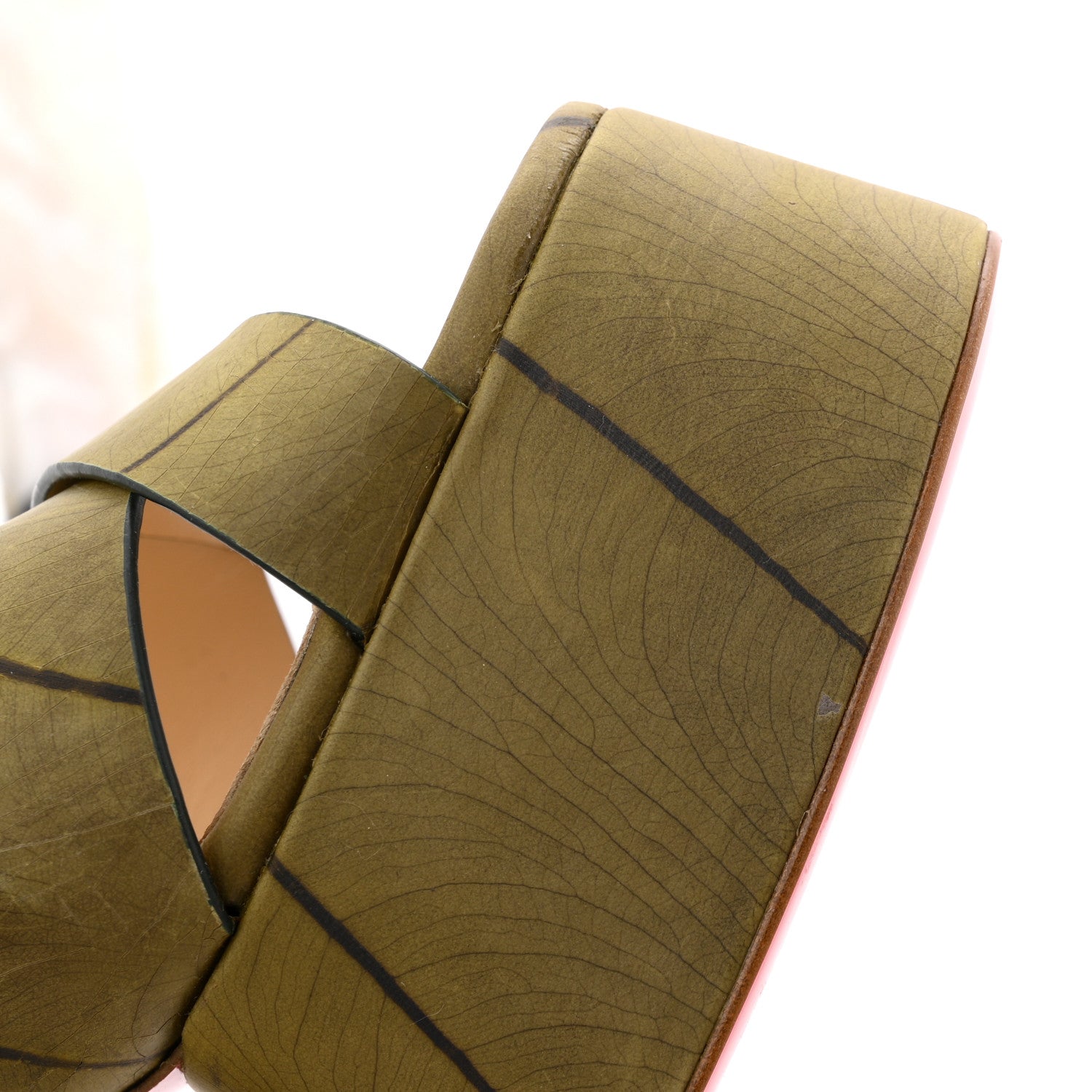 Christian Louboutin Cario Leaf Super Mariza 130 Sandals 40 Kaki 9 of 11