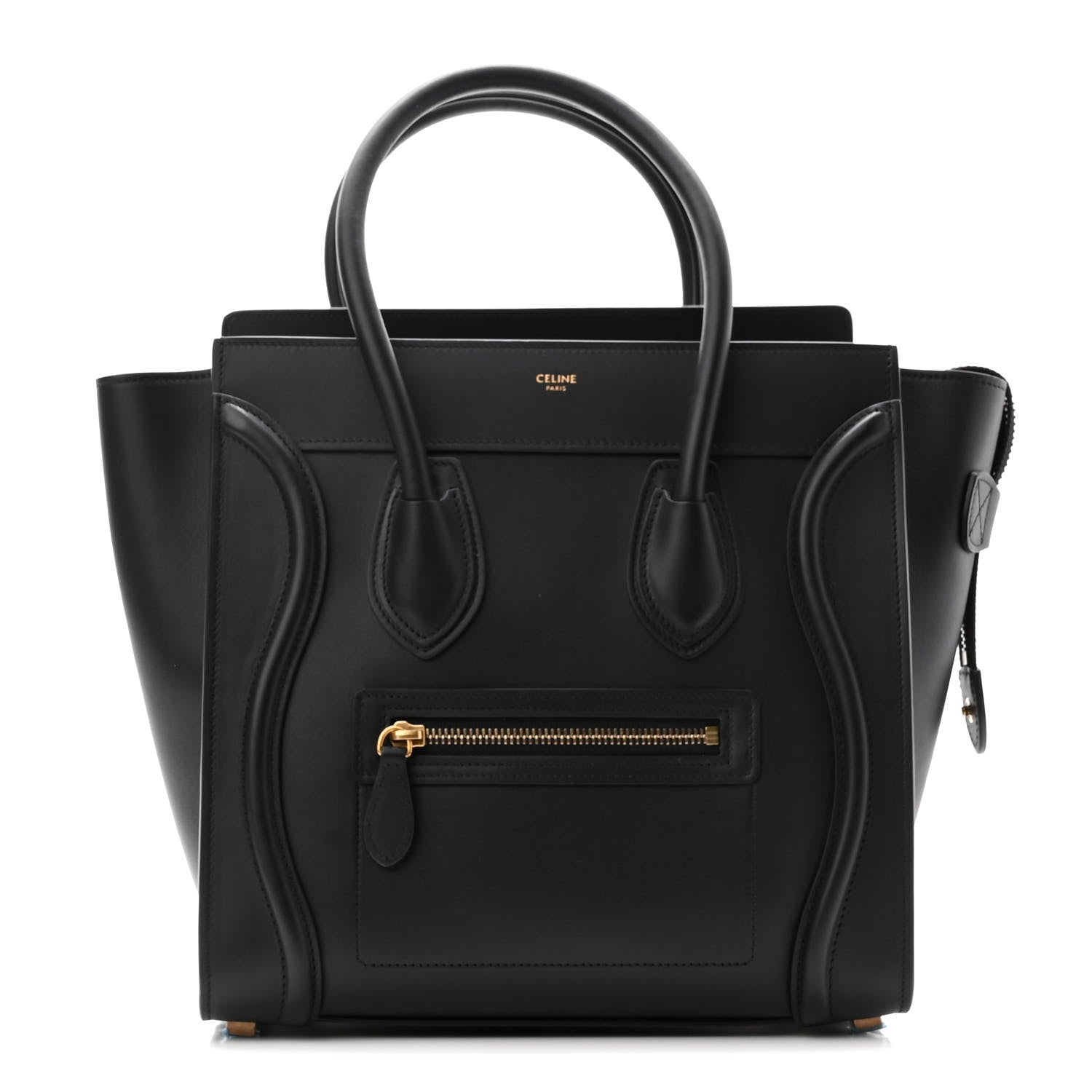 Celine Smooth Calfskin Micro Luggage Black 1 of 11