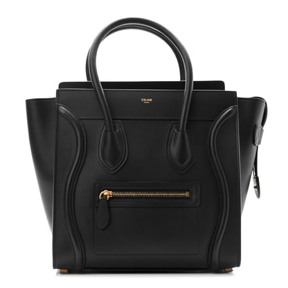 Celine Smooth Calfskin Micro Luggage Black 1 of 11