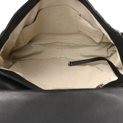 Chanel Washed Lambskin Quilted Maxi Chain Around Flap Black 5 of 10