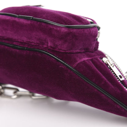 Alexander Wang Velvet Attica Mini Belt Bag Purple 8 of 8