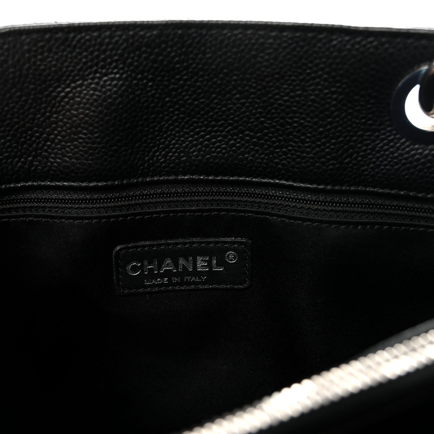 Chanel Caviar Quilted Grand Shopping Tote GST Black 6 of 10