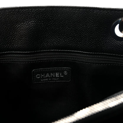Chanel Caviar Quilted Grand Shopping Tote GST Black 6 of 10