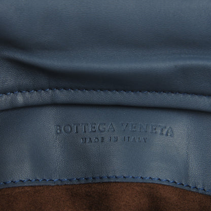 Bottega Veneta Glazed Ayers Livrea Intrecciato Turnlock Clutch Light Blue 6 of 9