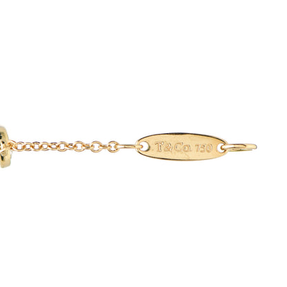 Tiffany 18K Yellow Gold Diamond .40ctw Elsa Peretti Diamonds by the Yard Station Bracelet 4 of 4