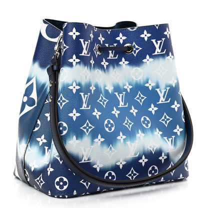 Louis Vuitton Monogram Escale Neonoe MM Blue 3 of 10
