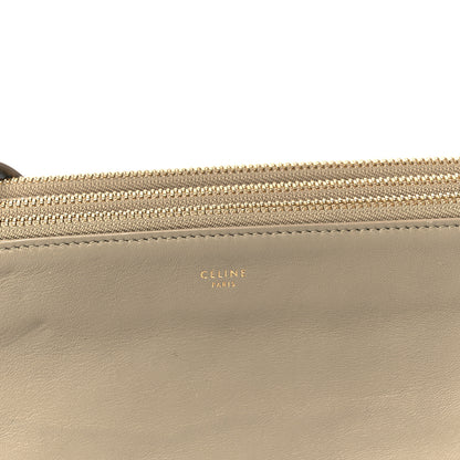 Celine Lambskin Large Trio Crossbody Bag Beige 9 of 12
