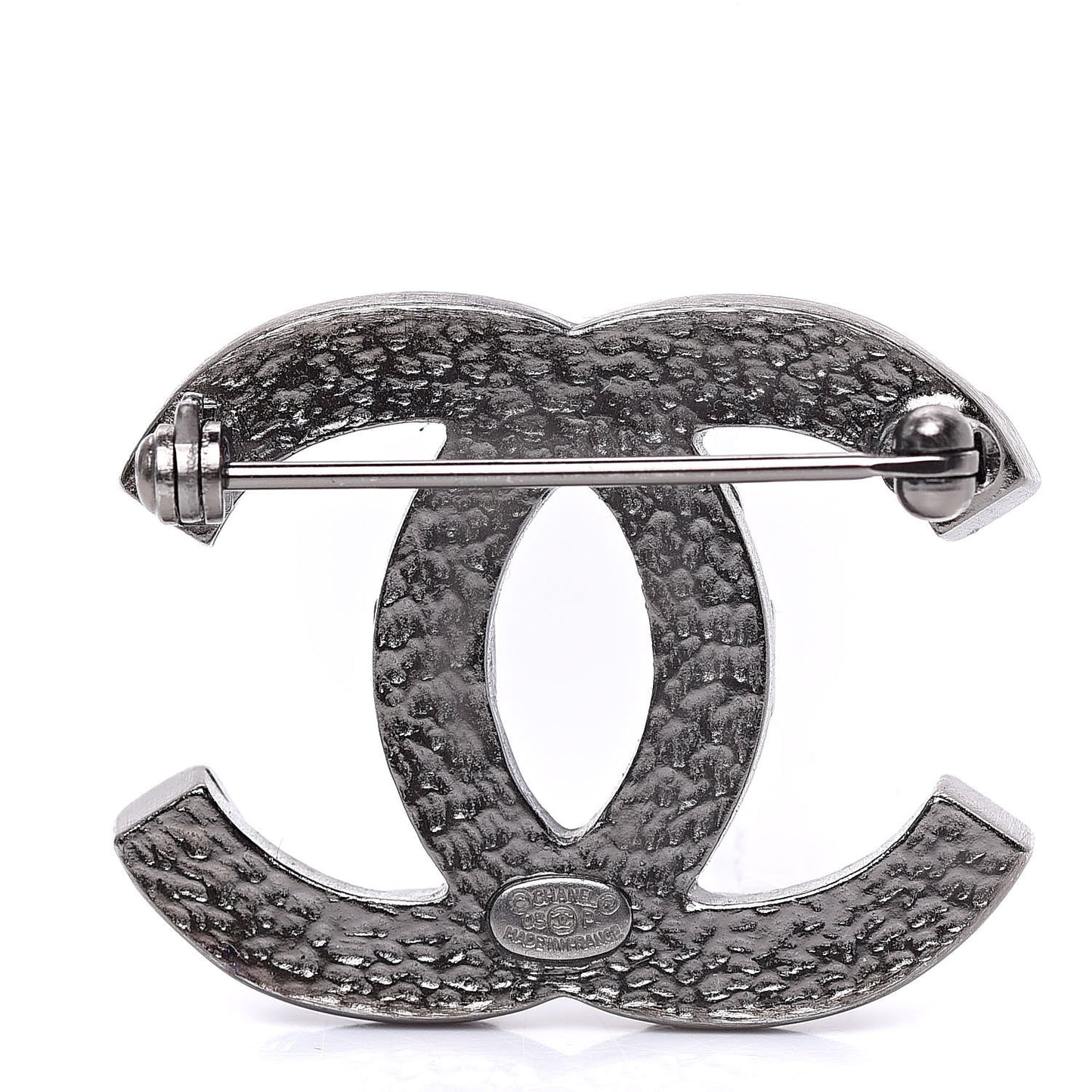 Ruthenium CC Spike Brooch
