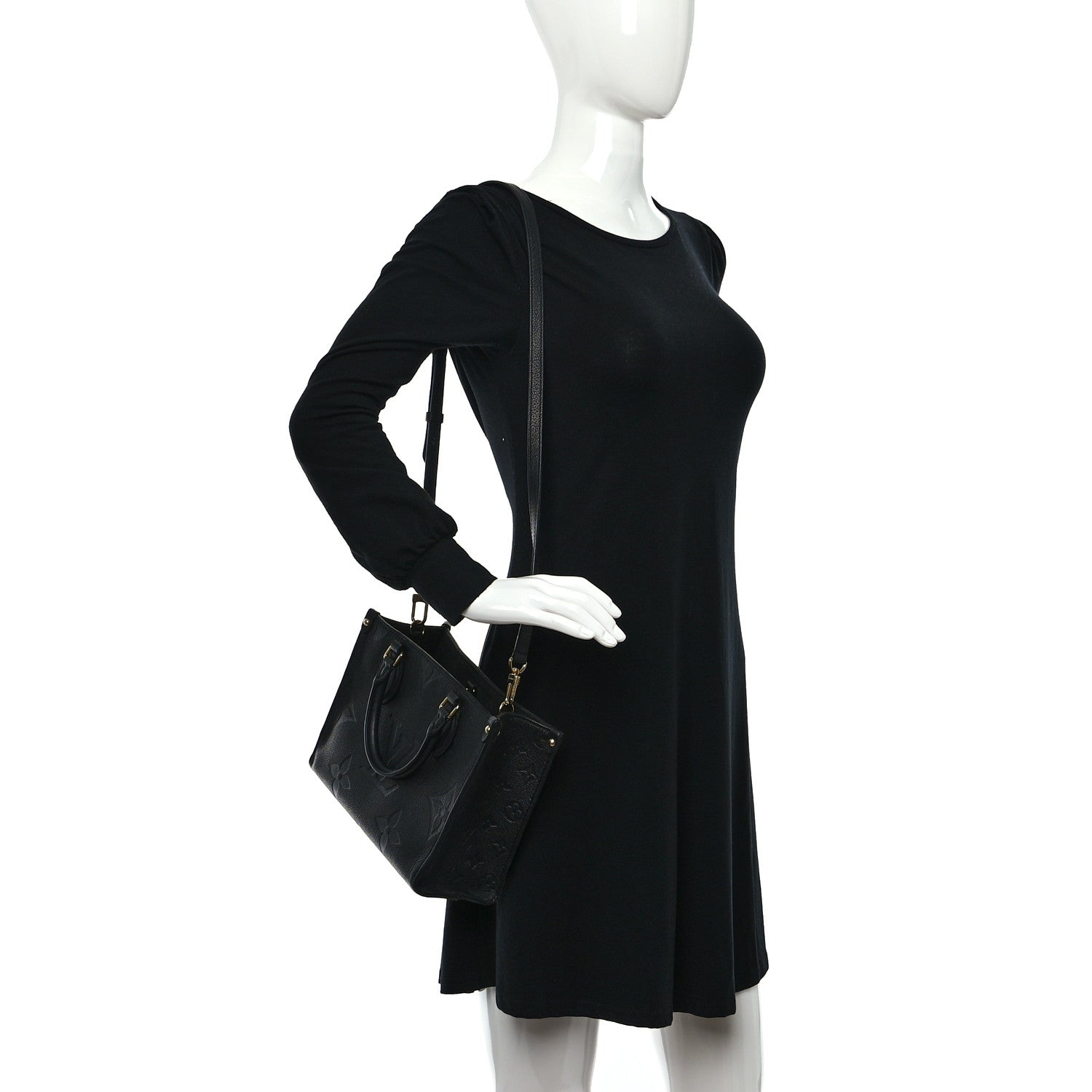 Louis Vuitton Empreinte Monogram Giant Onthego PM Black 2 of 9