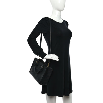 Louis Vuitton Empreinte Monogram Giant Onthego PM Black 2 of 9