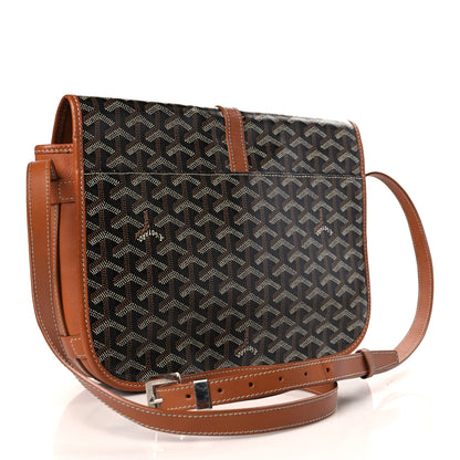 Goyard Goyardine Belvedere II MM Messenger Bag Black Gold 3 of 12