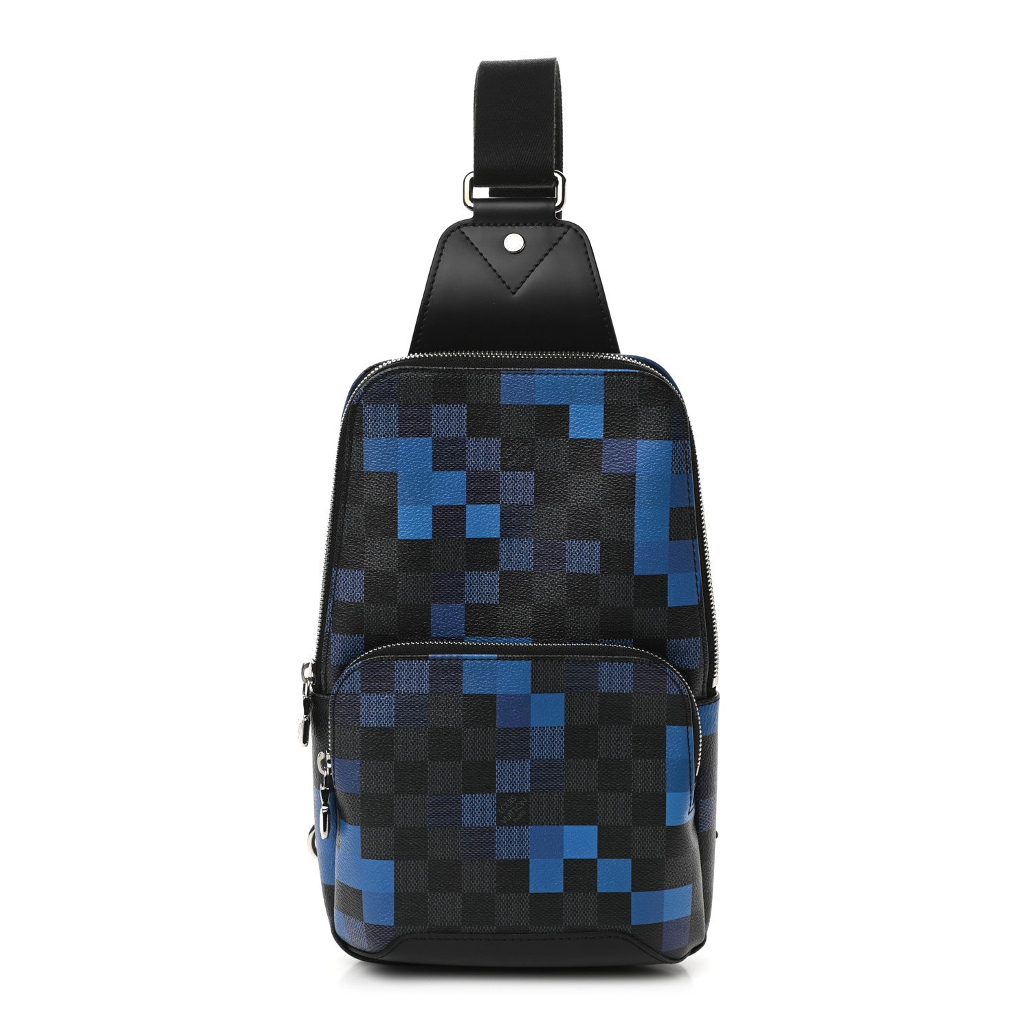 Louis Vuitton Damier Graphite Pixel Avenue Sling Backpack Blue 1 of 9