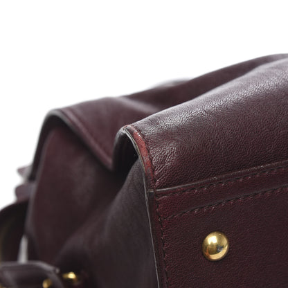 Saint Laurent Sheepskin Medium Cabas ChYc Plum 15 of 20