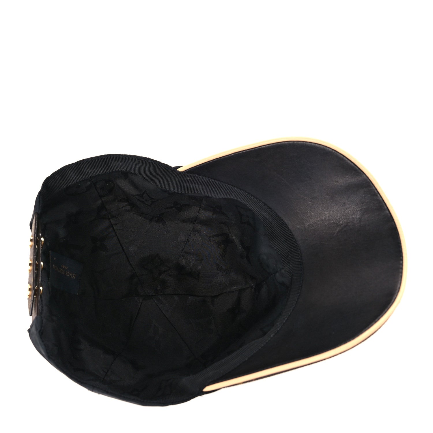 Louis Vuitton Polyester Silk Monogram LV Get Ready Cap M Black 6 of 7