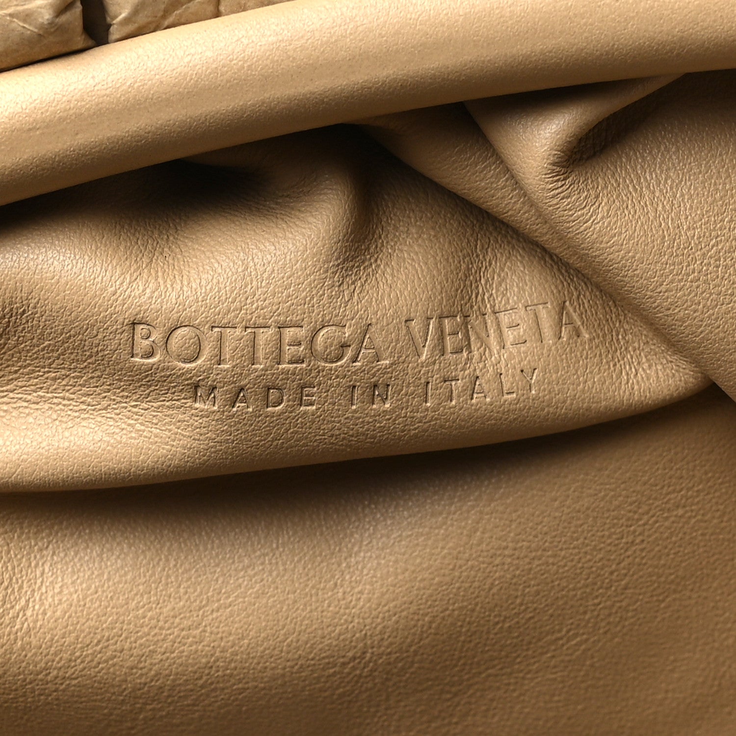 Bottega Veneta Carta The Pouch Oversized Clutch Kraft 1634285