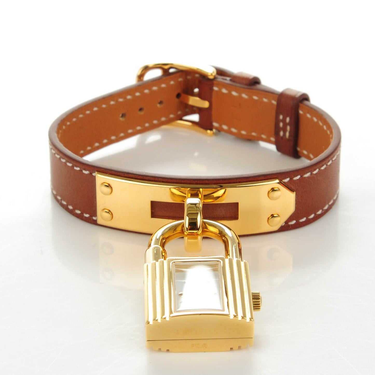 Stainless Steel Barenia 20mm Kelly Cadena Quartz Watch Fauve