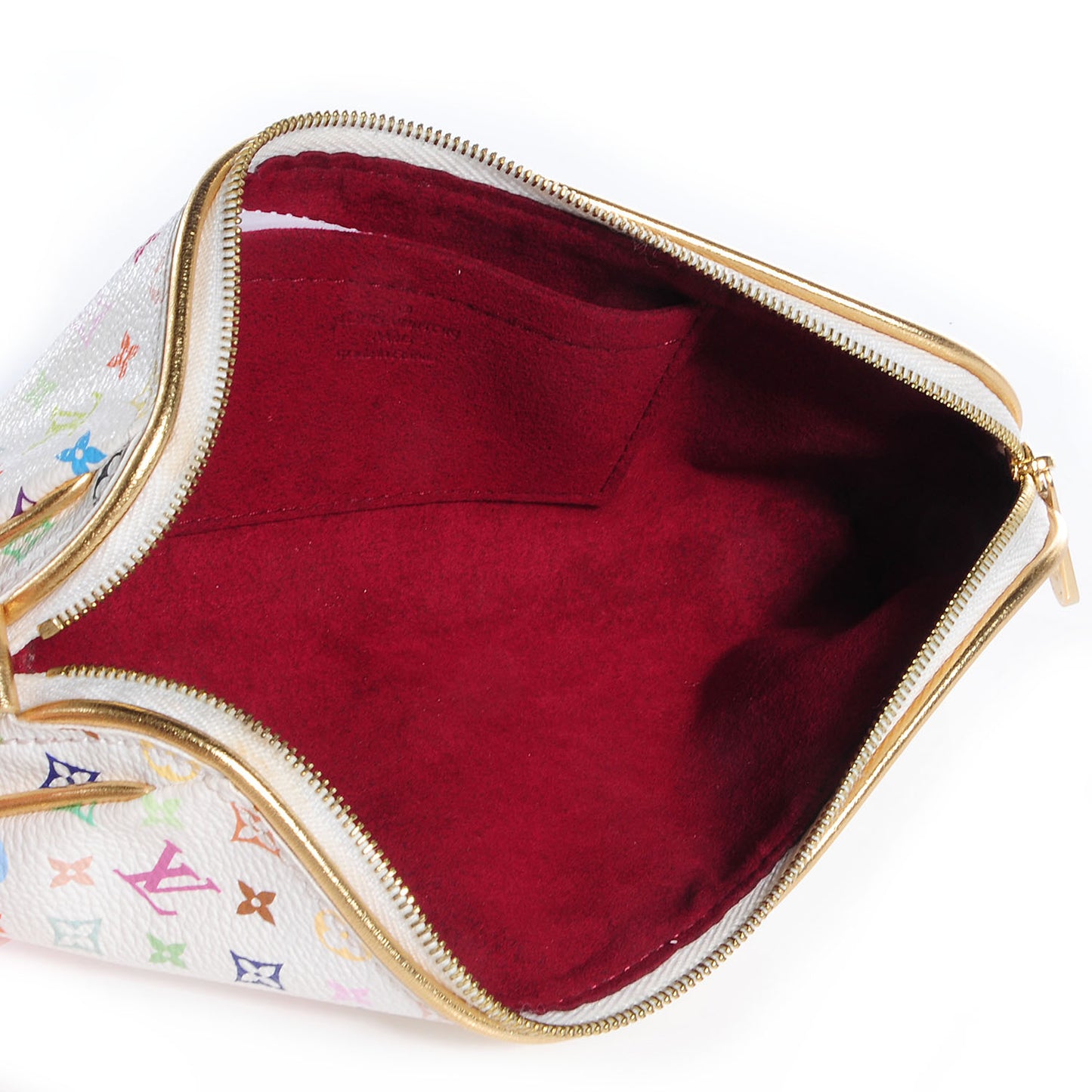Monogram Multicolor Kate Clutch White