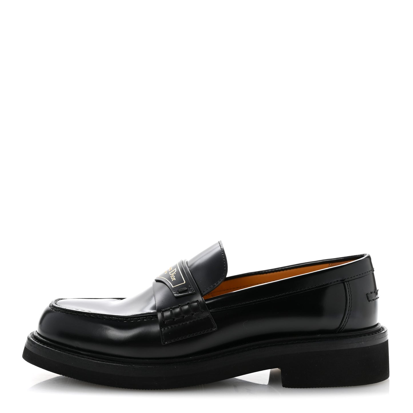 Brushed Calfskin Boy Loafers 37.5 Black