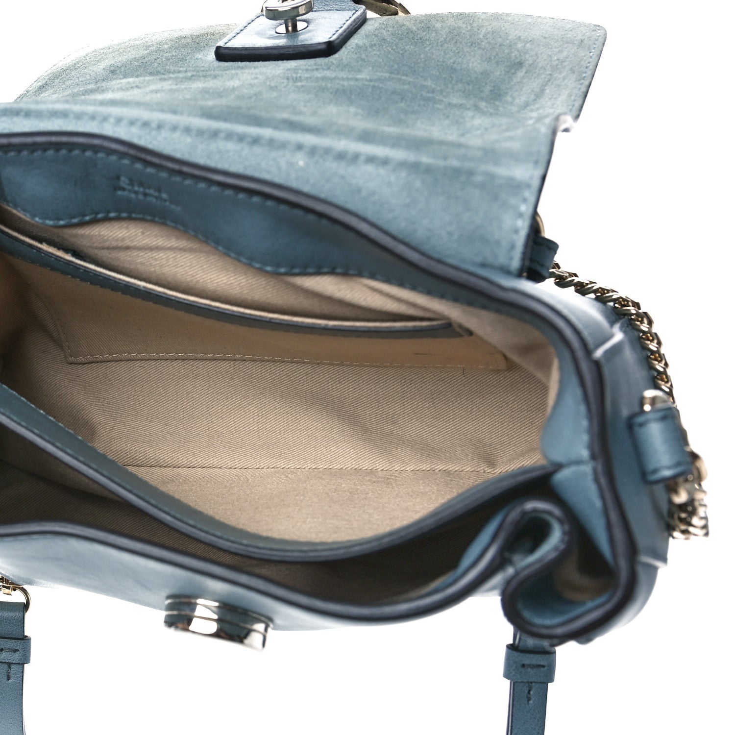 Chloe Calfskin Mini Faye Day Shoulder Bag Cloudy Blue Chloe Calfskin Mini Faye Day Shoulder Bag Cloudy Blue