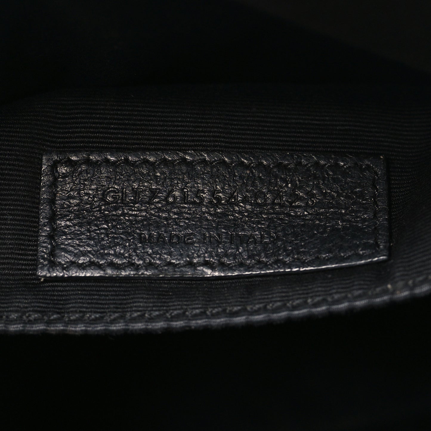 Calfskin Matelasse Monogram Monochrome Lou Camera Bag Black