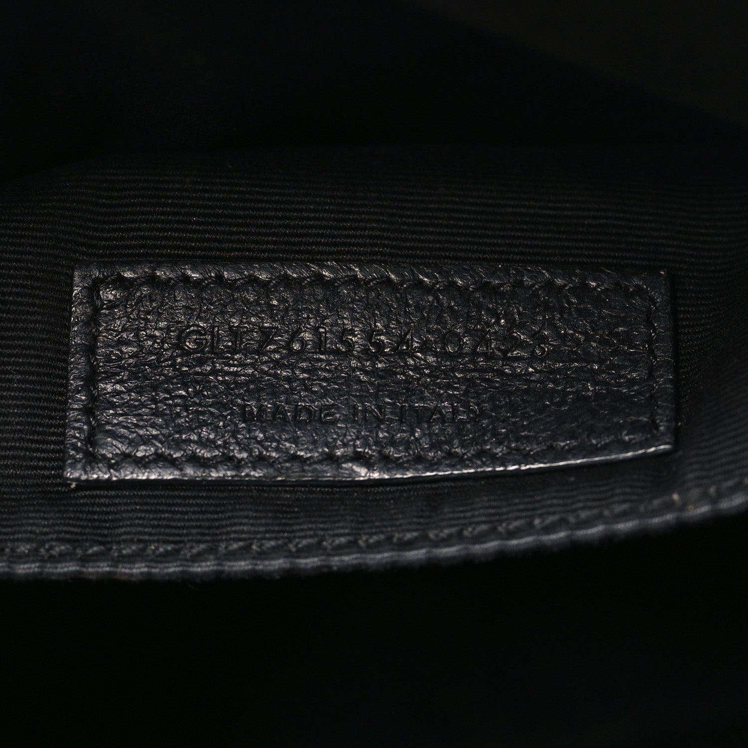 Saint Laurent Calfskin Matelasse Monogram Monochrome Lou Camera Bag Black 7 of 12