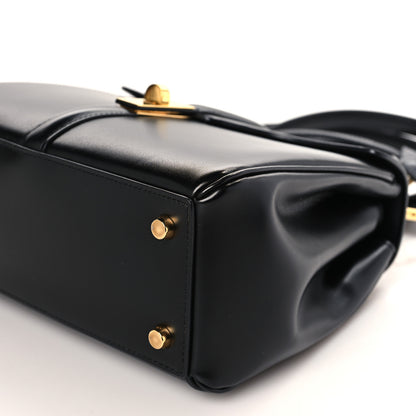Celine Satinated Calfskin Small 16 Top Handle Bag Black 10 of 10