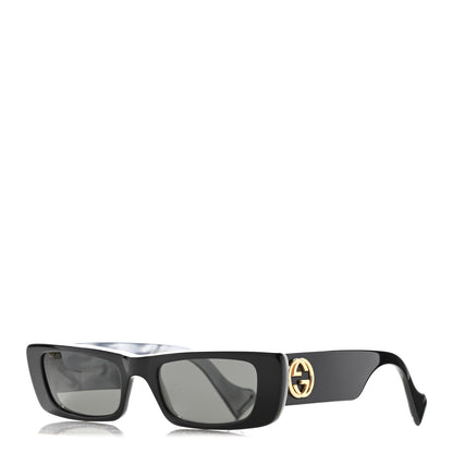 Gucci Acetate Rectangular Sunglasses GG0516S Black 1 of 9