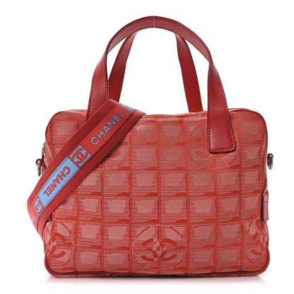 Chanel Nylon Small Travel Tote Red 1 of 10