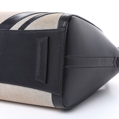 Givenchy Canvas Sugar Goatskin Striped Small Antigona Black 9 of 16