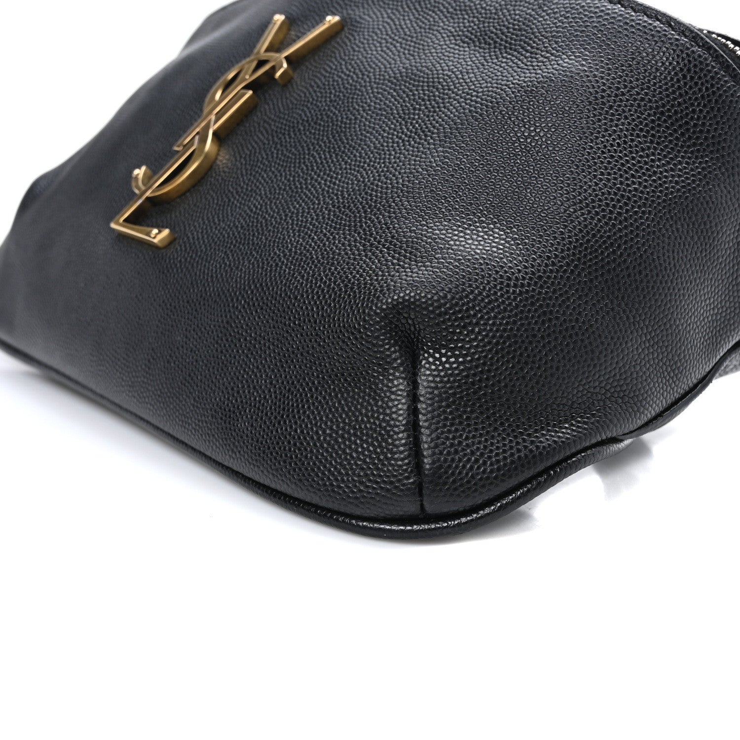 Saint Laurent Grain De Poudre Monogram Belt Bag Black 10 of 10