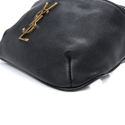 Saint Laurent Grain De Poudre Monogram Belt Bag Black 10 of 10