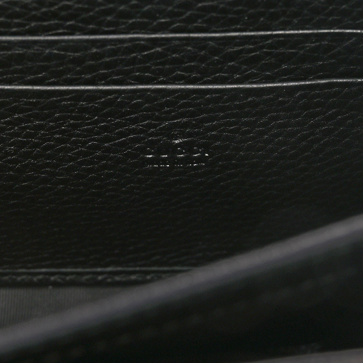 Gucci Calfskin GG Marmont Chain Wallet Black 6 of 11