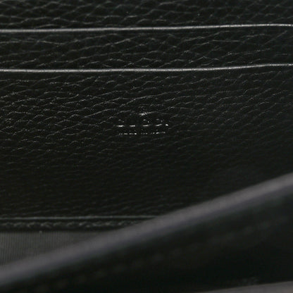 Gucci Calfskin GG Marmont Chain Wallet Black 6 of 11