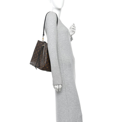 Louis Vuitton Monogram Neonoe MM Black 2 of 9
