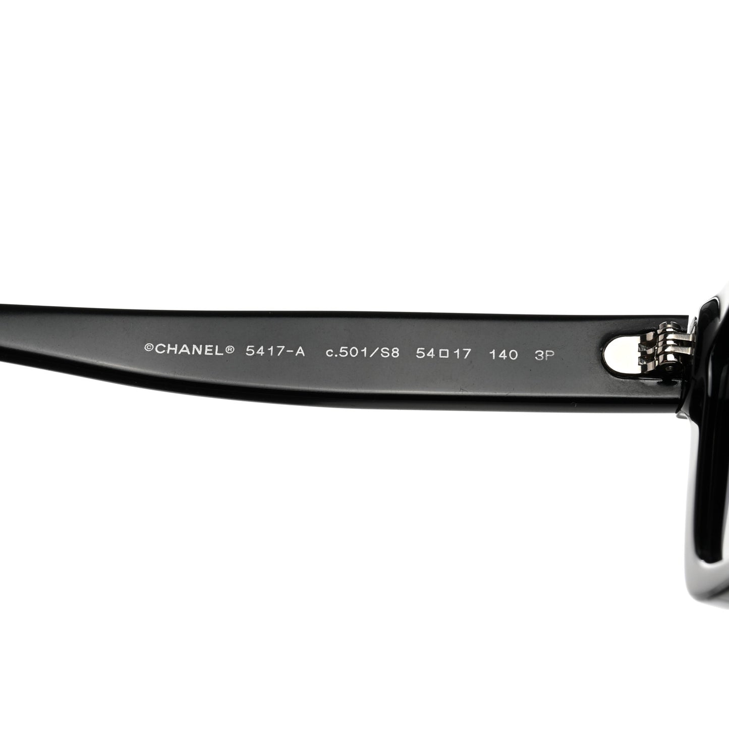 Acetate Polarized Square Sunglasses 5417-A Black