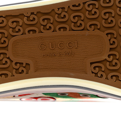 Gucci Canvas Web GG Apple Womens 1977 Tennis Sneakers 38.5 Ivory Red Mystic White New Shamarock 7 of 8