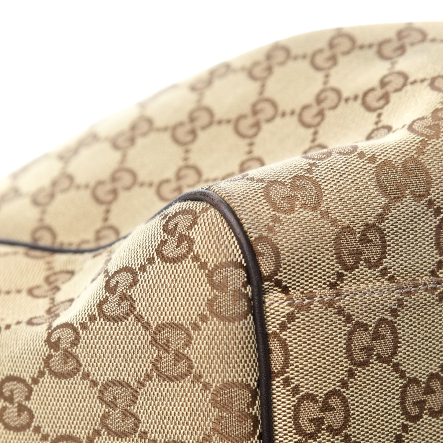 Gucci Monogram Large Sukey Tote Dark Brown 10 of 19