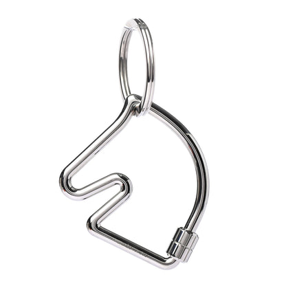 Hermes Palladium Cheval Key Ring 1 of 4