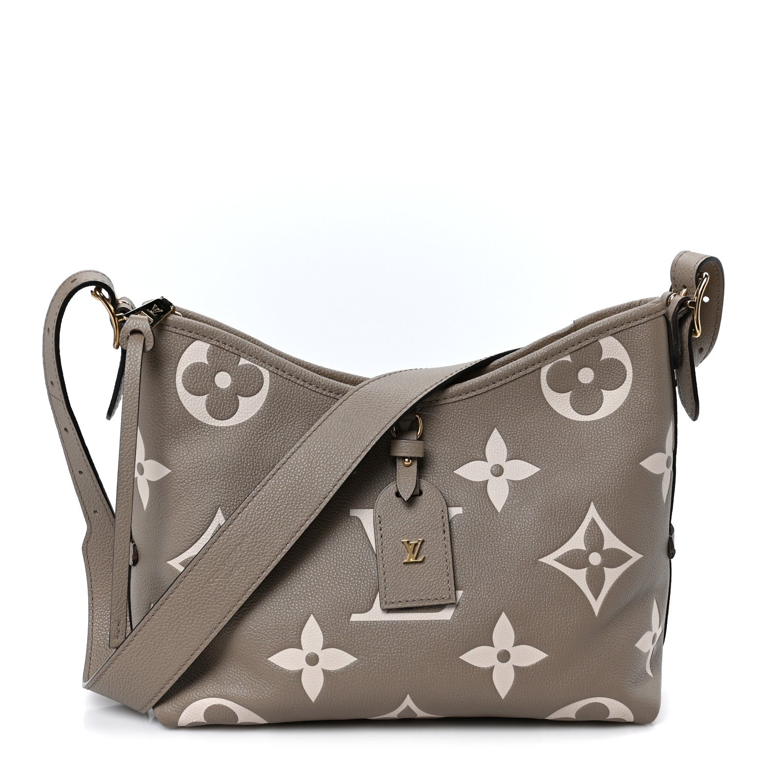 Louis Vuitton Empreinte Monogram Giant CarryAll PM Tourterelle Creme 1 of 11