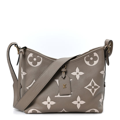 Louis Vuitton Empreinte Monogram Giant CarryAll PM Tourterelle Creme 1 of 11