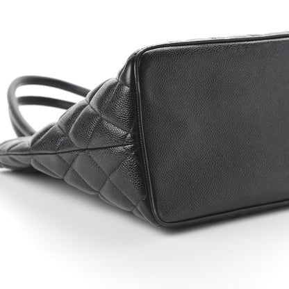 Chanel Caviar Quilted Medallion Tote Black 6 of 12