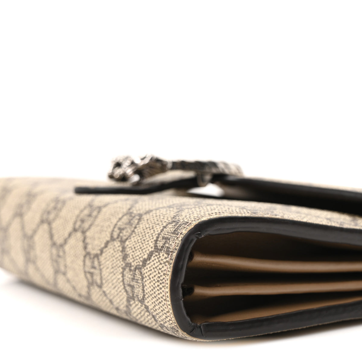 Gucci GG Supreme Monogram Mini Dionysus Chain Wallet Beige Taupe 10 of 10