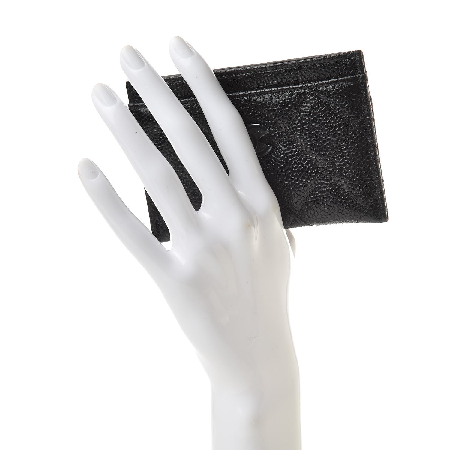 Chanel Caviar Quilted Incognito Card Holder Black 2 of 9