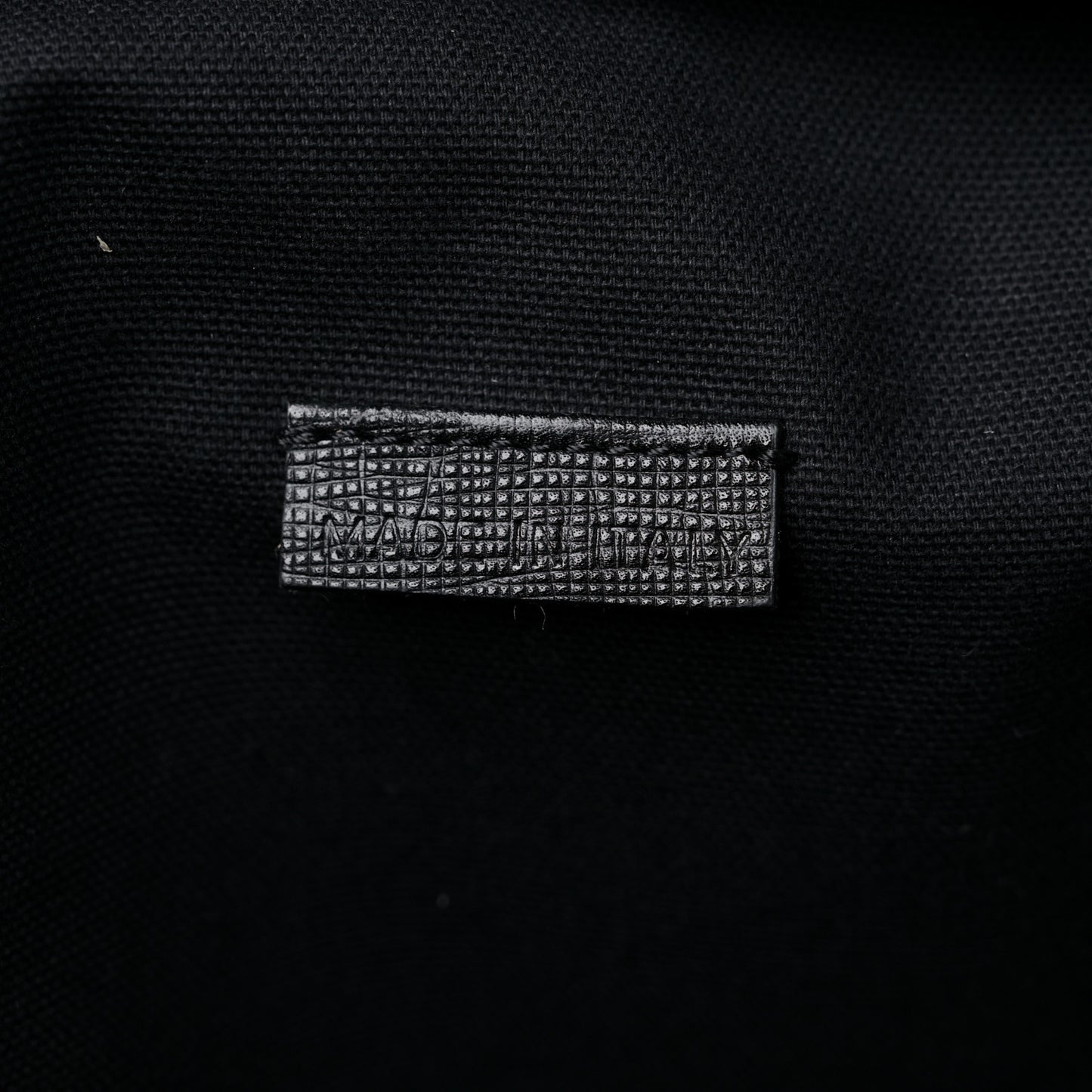 Canvas Check Duffle Bag Dark Brown