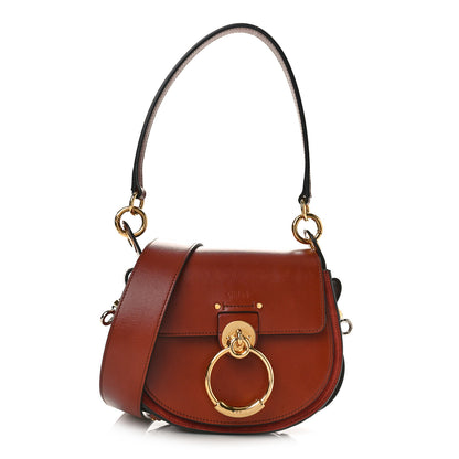 Chloe Calfskin Small Tess Bag Sepia Brown 1 of 9