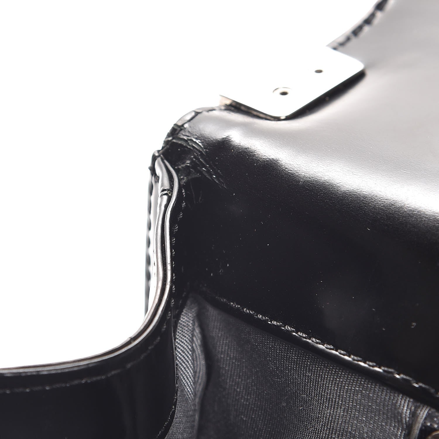Chanel Glazed Calfskin Large Boy Flap Black 9 of 10