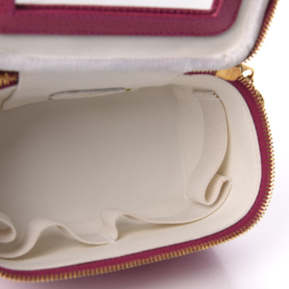 Chanel Caviar Vanity Cosmetic Case Pink 5 of 11
