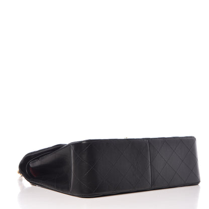 Chanel Lambskin Quilted Jumbo Double Flap Black 5 of 10