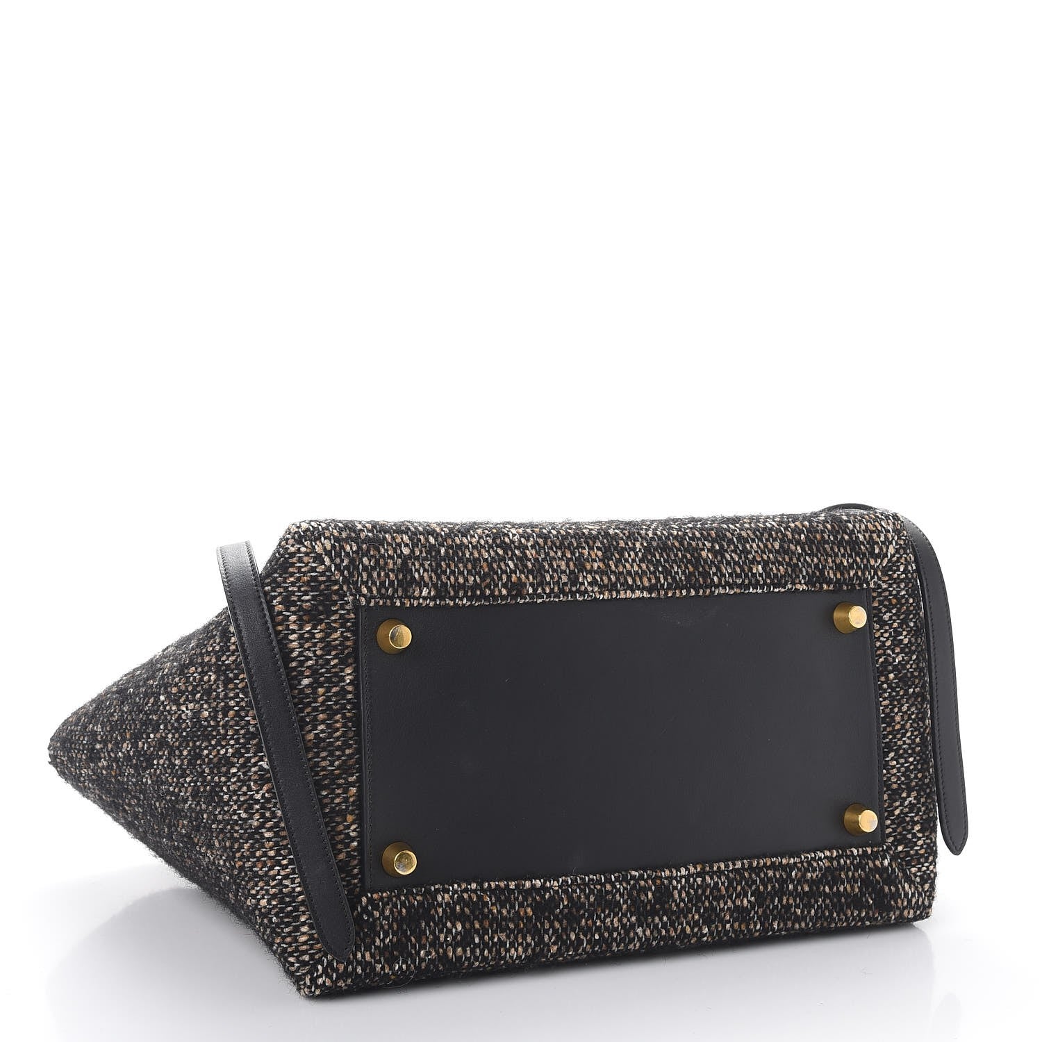 Celine Tweed Calfskin Small Belt Bag Black 4 of 10