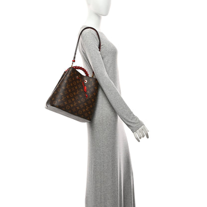 Louis Vuitton Monogram Braided Neonoe Coquelicot 2 of 10
